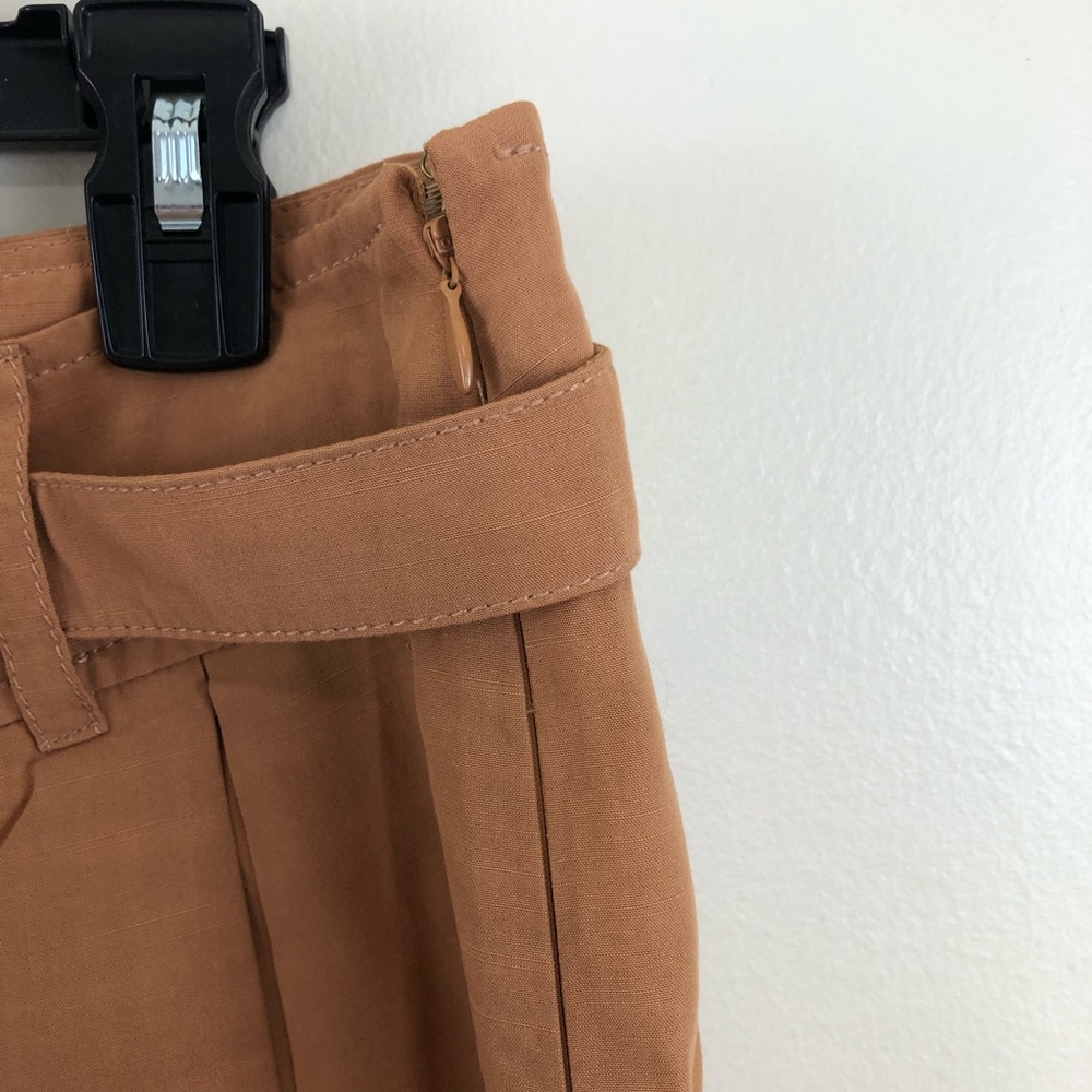 Anthropologie Elevenses Tan Culottes Pant size 2 petite - Picture 8 of 15